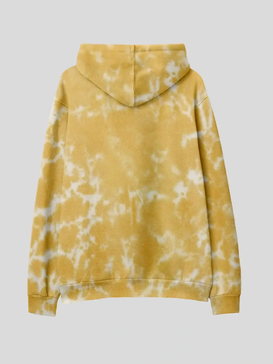 Tie Dye Golden Yellow Hoodie