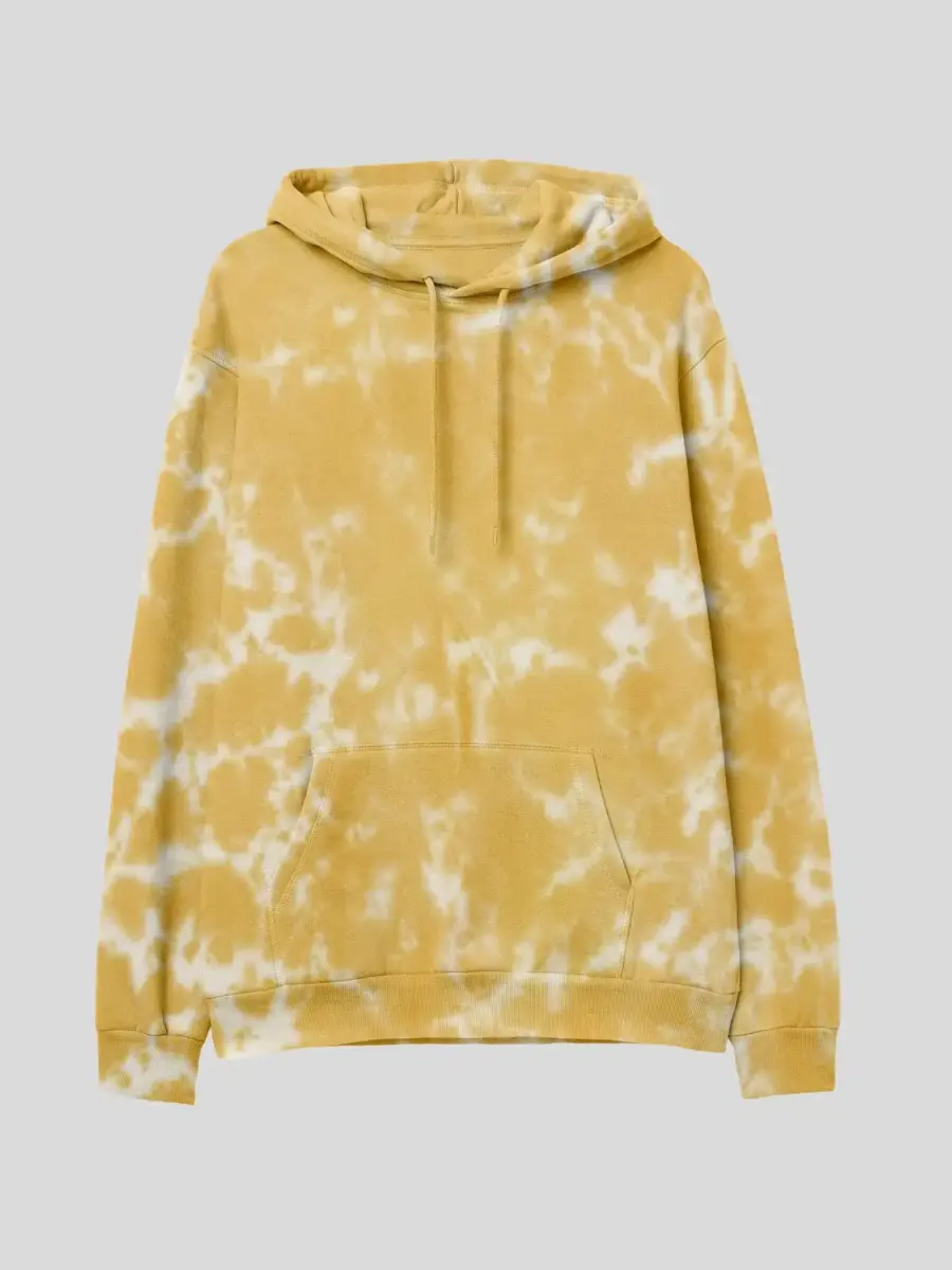 Tie Dye Golden Yellow Hoodie