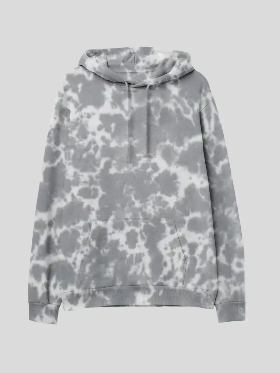 Tie Dye Light Grey Hoodie