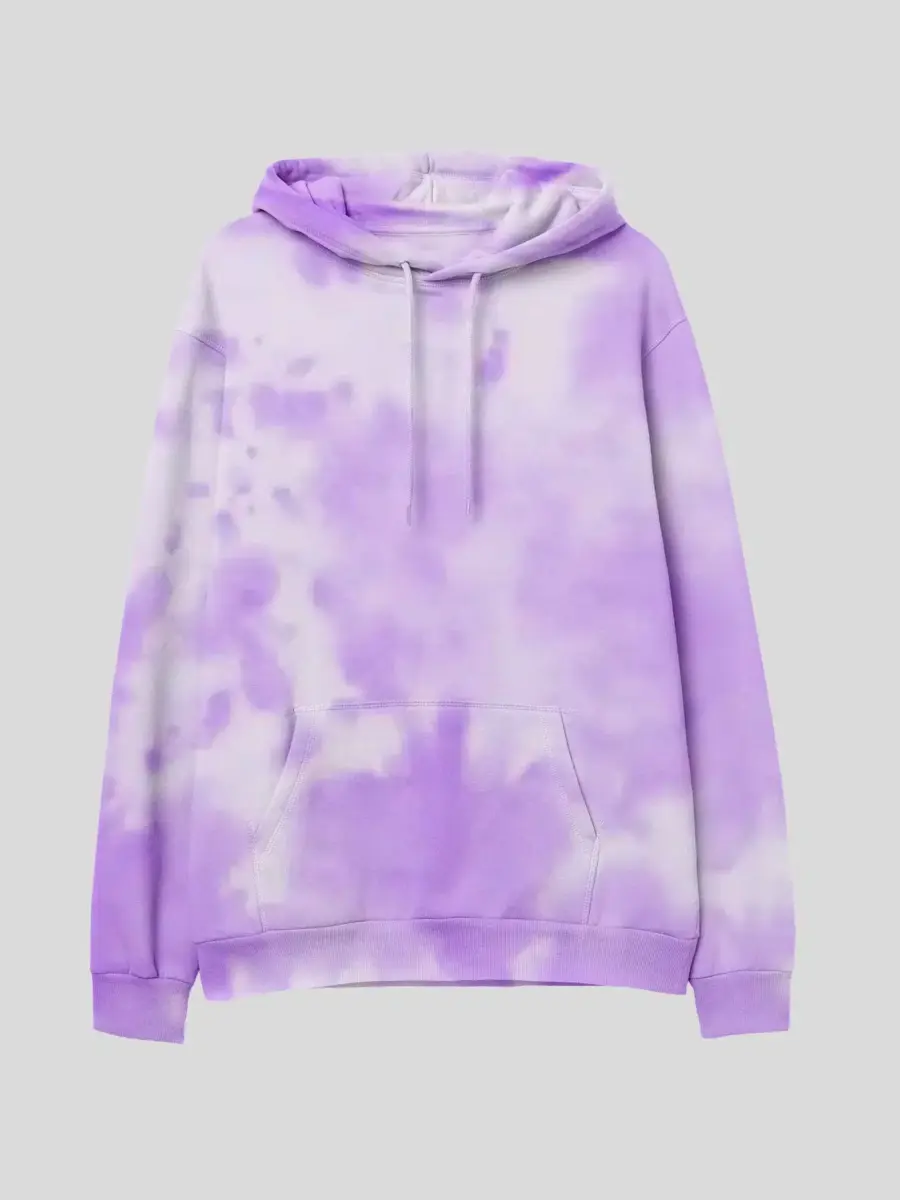 Tie Dye Light Lilac Hoodie 1 Tie Dye Light Lilac Hoodie
