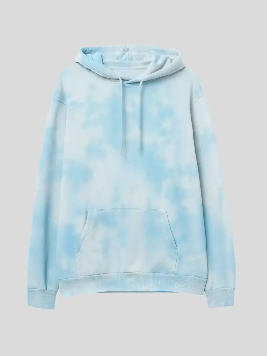 Tie Dye Light Teal Hoodie 1 Tie Dye Light Teal Hoodie