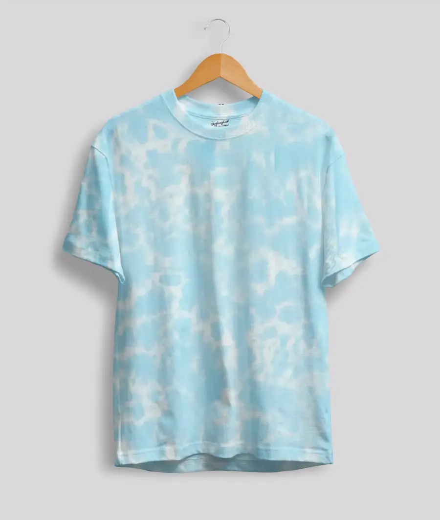 Tie Dye Light Sky Blue T-Shirt 1 Tie Dye Light Sky Blue T-Shirt