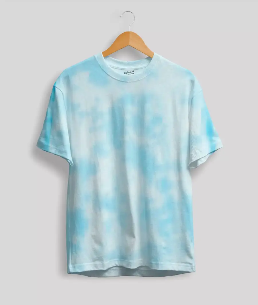 Tie Dye Light Teal T-Shirt 1 Tie Dye Light Teal T-Shirt