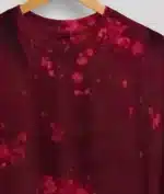 Tie Dye Maroon Reverse T-Shirt