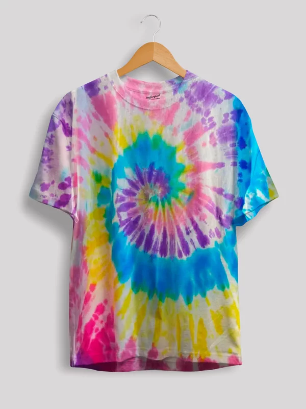 Tie Dye Multi Color Spiral T-Shirt