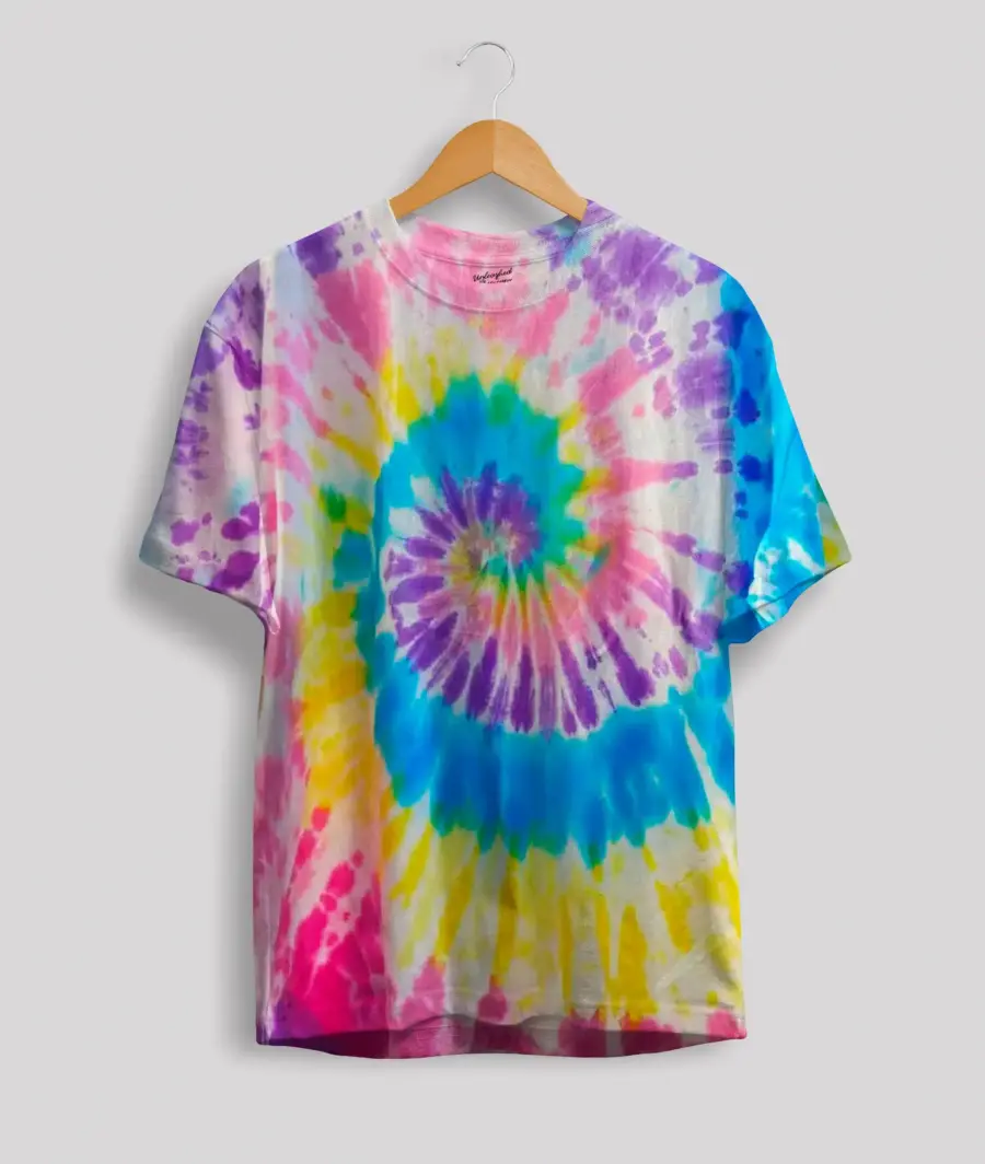 Tie Dye Multi Color Spiral T-Shirt