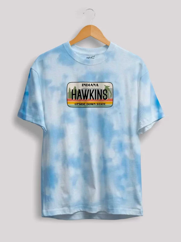 Stranger Things hawkins road sign t-shirt