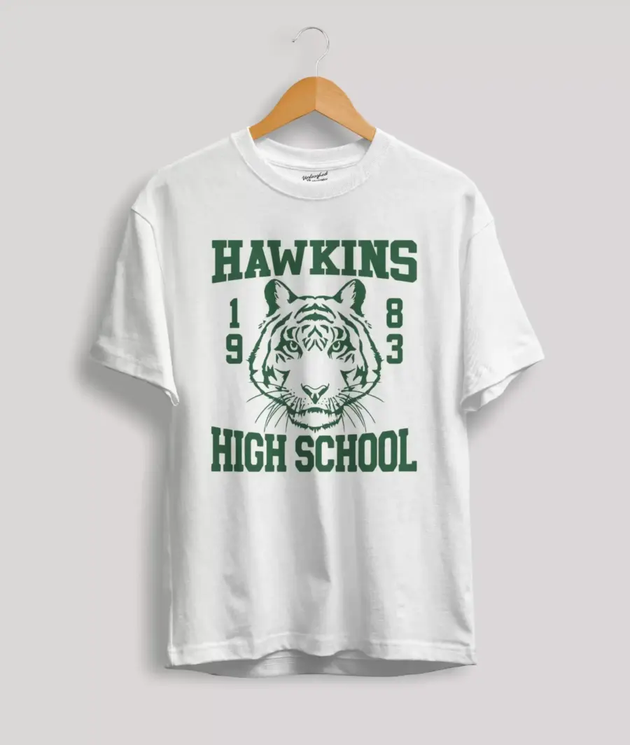 Stranger Things hawkins high school t-shirt
