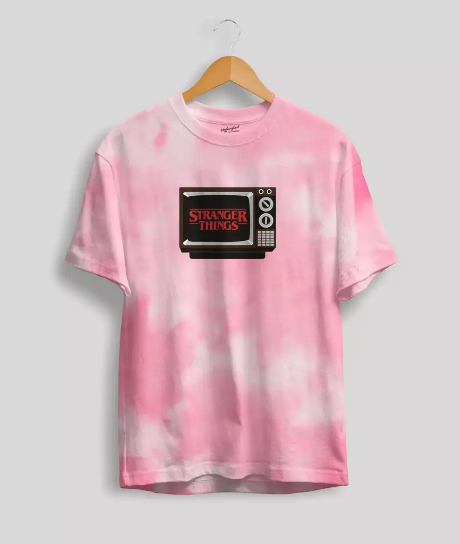 Stranger Things old television t-shirt 1 Stranger Things old television t-shirt