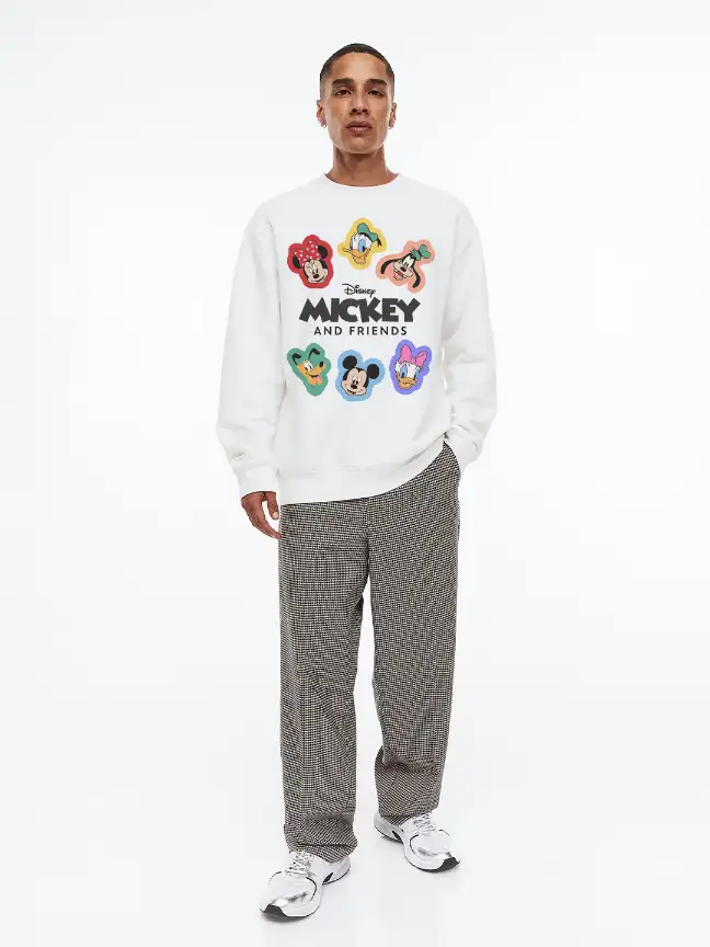 Mickey and Mouse  Oversized Sweatshirt