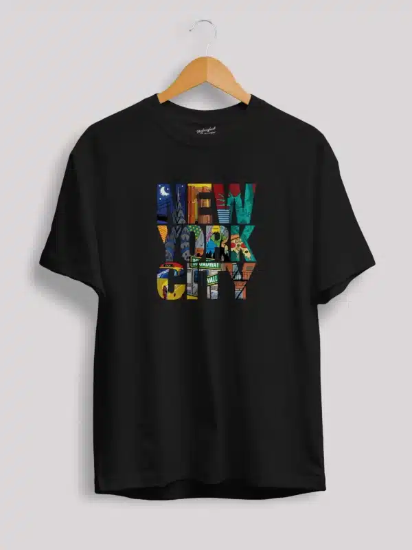 new york city t shirt black